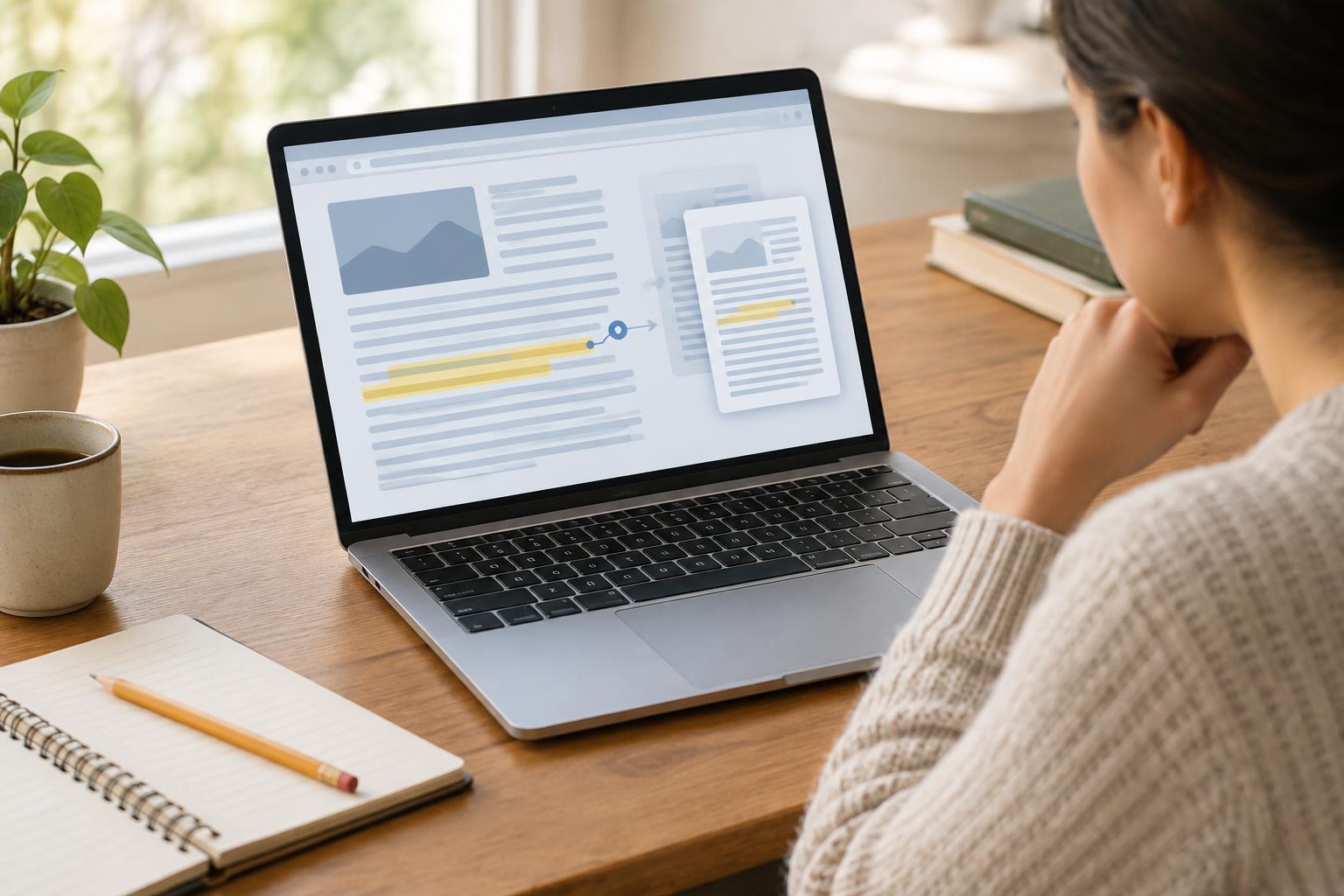 How to Read Corrections and Updates on an Online Article